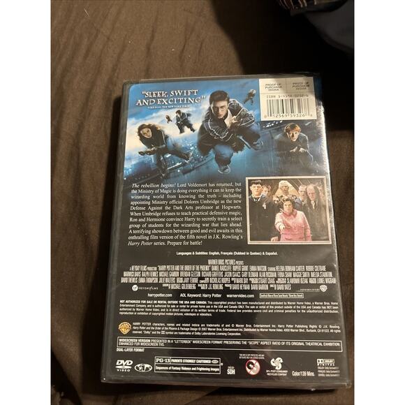 Harry Potter and the Order of the Phoenix (DVD, 2007, Widescreen) Pre Owned - Picture 2 of 2